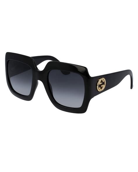 oculos escuros gucci|Oversized sunglasses Gucci Black in Other .